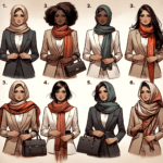 5 modi di indossare un foulard con il tailleur