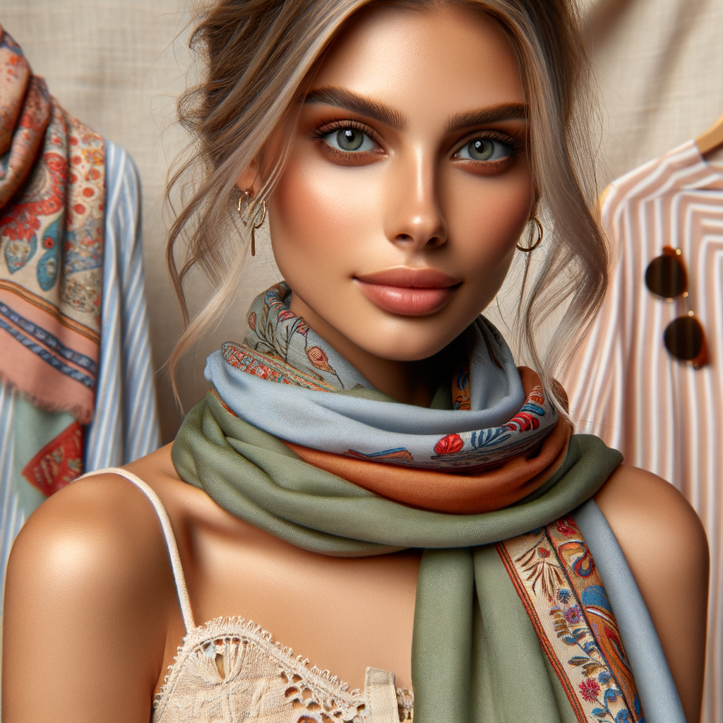 Come Abbinare Sciarpe e Foulard ai Tuoi Outfit Estivi - Guida pratica per integrare questi accessori nei tuoi look leggeri e freschi.